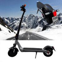 Scooter électrique partagé M8 avec compteur, roues de 8,5 pouces en alliage d'aluminium et de magnésium, moteur sans balais, étanche IP54, clignotants