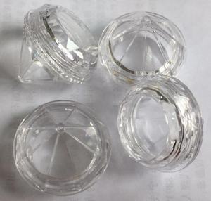 กล่องใส่ผงเครื่องสำอางพลาสติกทรง<span class=keywords><strong>เพชร</strong></span>ขนาด3กรัมตลับเปล่าอายแชโดว์กากเพชรใส - Product Image 6