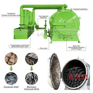 Horno de Pirólisis Horizontal de Alta Resistencia para la Producción de Carbón Vegetal con Diseño de Seguridad Sellado y Fácil Operación - Product Image 4