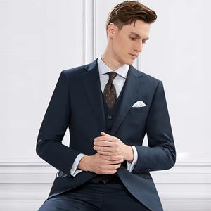 ชุดสูทเข้ารูป<span class=keywords><strong>3</strong></span>ชิ้นของผู้ชายชุดธุรกิจระบายอากาศได้ดีพร้อมกางเกงซิปหน้าแบนมีคุณสมบัติป้องกันไฟฟ้าสถิตย์ - Product Image 4