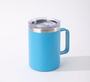 Tazas de Acero Inoxidable de Doble Pared, Libres de BPA, Tazas de Metal para Café y Té, Taza Aislada con Asa, Juego de Tazas Resistentes para Camping, Tazas a Prueba de Roturas - Product Image 3