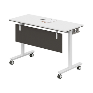 Scrivania da Ufficio Modulare Pieghevole Moderna, Tavolo Semplice per Formazione, Postazioni di Lavoro per Riunioni e Lavoro - Product Image 6
