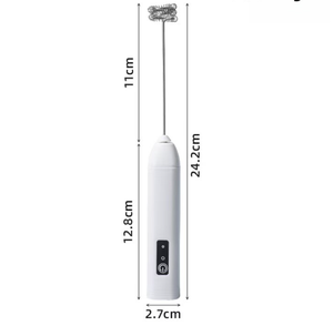 Mousseur à lait rechargeable portatif, mousseur à <span class=keywords><strong>café</strong></span> électrique en acier inoxydable - Product Image 4
