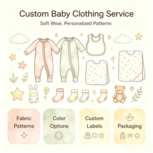 Vêtements de nuit pour bébé personnalisés à l'exportation, 100% coton biologique, anti-décoloration, combinaisons légères, pyjamas pour enfants - Product Image 5