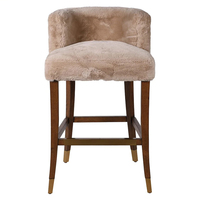 Chaise de bar moderne de luxe rembourrée pour usage commercial en gros.