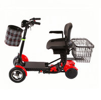 Scooter électrique intelligent pliable à 4 roues portable avec une autonomie de 60 km, batterie au lithium étanche pour personnes âgées