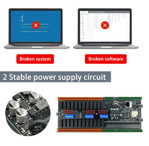 Tienda oficial de Kincony, productos Smart Life, <span class=keywords><strong>ESP32</strong></span>, termopar de 24 canales, módulo de relé A24 para asistente doméstico, por ESPHome - Product Image 2