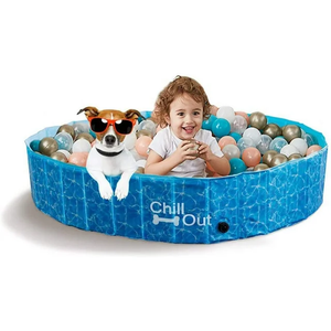 Producto de Verano de All for Paws, Piscina Inflable Plegable Grande, Piscina Exterior Plegable <span class=keywords><strong>para</strong></span> <span class=keywords><strong>Perros</strong></span> y Niños - Product Image 1