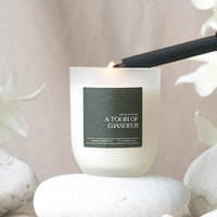 Conteneurs de bougies de luxe personnalisés en vrac pour la décoration de la maison, pots en verre uniques avec couvercles et boîtes à bougies