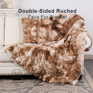 Couverture <span class=keywords><strong>en</strong></span> <span class=keywords><strong>fausse</strong></span> <span class=keywords><strong>fourrure</strong></span> moderne personnalisée anti-boulochage, utilisable toute l'année, <span class=keywords><strong>en</strong></span> <span class=keywords><strong>fausse</strong></span> <span class=keywords><strong>fourrure</strong></span> de lapin pour chambre à coucher - Product Image 1