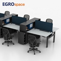 EGROspace Table Moteur Réglable Hauteur Manuel Cadre Ascenseur Bureau Ordinateur Électrique Bureau Debout