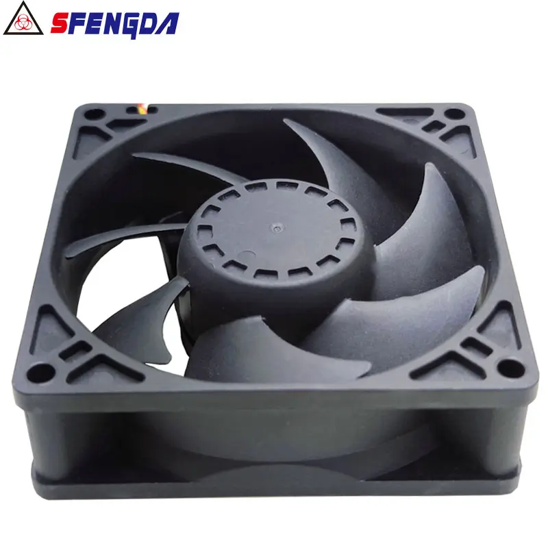 SFENGDA 80mm 8025 Dc 12v 7400rpm Cooling Brushless Fan Ball Bearing High Airflow CPU Converter 80x80x25mm Axial Fan