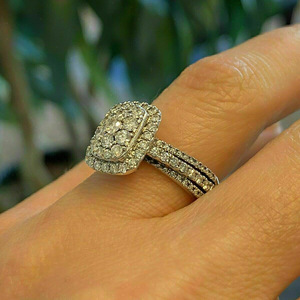 Anello Geometrico alla Moda, Elegante Accessorio per Matrimoni e Feste, Gioiello per Donna, Uso Quotidiano, Stile Moderno - Product Image 3