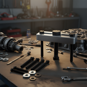 Herramienta de compresión de válvulas de motor FG 181 PM2 para reparación de automóviles con tornillos y arandelas - Product Image 3