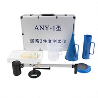 Three-piece Set of Drilling Mud Performance Testing Instrument for Highway and Railway Mud Testing Aluminum Alloy Box