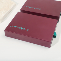 LionwrapacK Boîte cadeau de parfum à tiroir personnalisée OEM en gros Papier d'art recyclable écologique pour emballage d'échantillon/flacon