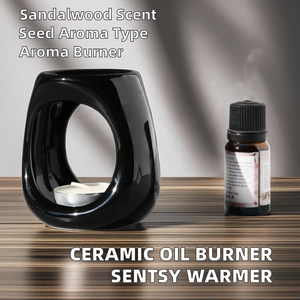 Vente en gros Nouveau design Brûleur d'encens en céramique Lily Valley Sauge sclarée Parfum Huile essentielle Réchauffeur de bougie Boîtes de graines Tubes - Product Image 3