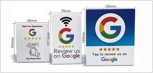 13,56 MHz NFC <span class=keywords><strong>Google</strong></span> Review Feedback Prompt Tag-Tarjeta de PVC/Etiqueta (Cuadrado o Círculo)-Plexiglás/Material Acrílico Aceptable - Product Image 6
