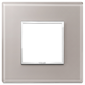 Vimar Pearl Grey Wall <b>Switch</b> Plate 14.1 Cm Length 3.9 Cm Height - Product Image 1
