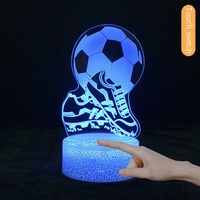 Lampe de nuit 3D la plus vendue, contrôleur de jeu en forme de cœur, lampe de bureau en acrylique alimentée par USB, décoration de bureau créative, Noël