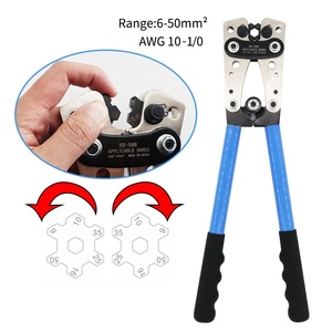 Yth HX-50B 6-50mm/AWG 10-0 dụng cụ cầm tay Multitool Pin Cáp Lug Cáp thiết <span class=keywords><strong>b</strong></span>ị đầu cuối ống crimper Hex Uốn Tóc <span class=keywords><strong>b</strong></span>ồng kìm - Product Image 2