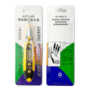 Kỹ thuật số kiểm tra bút AC DC 12-250V Tester tuốc nơ vít điện LCD hiển thị Non-Contact cảm ứng điện áp Detector thử nghiệm bút chì - Product Image 2