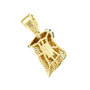 Pendentif en argent 925 personnalisé, bijoux Hip Hop, pendentif visage pour homme, pendentif Moissanite VVS Bling, bijoux religieux 3D, bijoux fins - Product Image 3