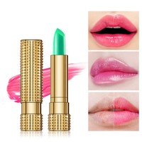 Rouge à lèvres purifiant, avec changement de couleur à la température, pour cosmétiques, gelée fleur, baume, vente en gros