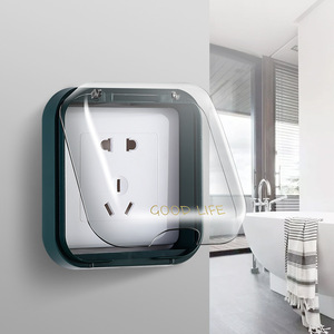 Wall Socket Waterproof Cover 2 Outlets IP44 PC Material Tamper Resistant For Bathroom Kitchen Protection - Product Image 3