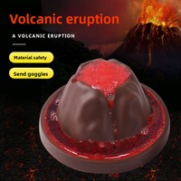 Matériel d'expérimentation scientifique sur l'éruption volcanique, kit DIY de chimie amusante et technologique pour l'éducation, avec sablier et dentifrice d'éléphant