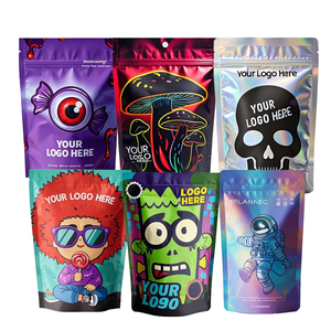 Marca Zehong, Stampa Personalizzata con Migliaia di Design Creativi, Richiudibili, Resistenti all'Umidità, a Prova di Bambino, 1g 3.5g 7g 14g 28g 1oz - Product Image 1
