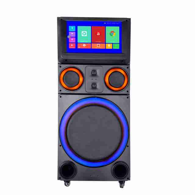 15 Inch Android Smart Touch Screen Speaker System,  Karaoke Party Speaker for Home Entertainment