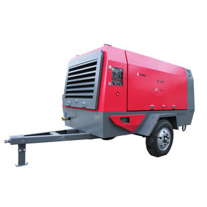 ضاغط هواء محرك ديزل للتعدين 13 بار Cfm مع مطرقة جاك - Product Image 1