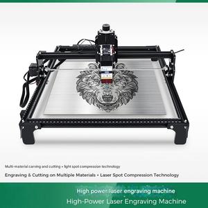 Machine de découpe et de gravure laser semi-conductrice CNC 20W pour bois, métal, acrylique - Outil de bureau de précision prenant <span class=keywords><strong>en</strong></span> charge les formats DXF/<span class=keywords><strong>PNG</strong></span>/<span class=keywords><strong>JPG</strong></span> - Product Image 1