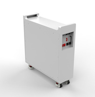 Batería de Almacenamiento de Energía Solar LiFePO4 de 51.2V 628Ah, BMS Inteligente, 32kWh, Montaje en Pared, Tira de LED, Sistema de Batería de Tipo Dividido