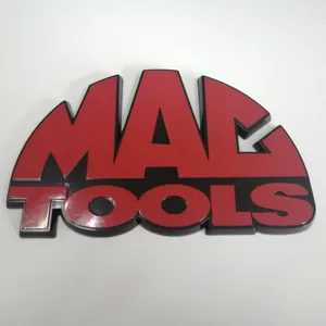 Diseño 3D OEM 120mm para <span class=keywords><strong>MAC</strong></span> Tools Emblema cromado de plástico Insignia Logo Pegatinas autoadhesivas para automóvil - Product Image 6