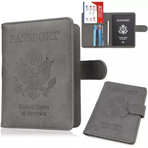 Newest Design Make Your Own Logo Pu Leather Pink Passport Holder and Pink Luggage Tag <b>Gift</b> <b>Set</b> - Product Image 4