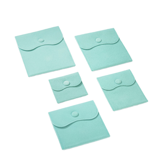 Zebo ถุงเครื่องประดับกำมะหยี่แบบปรับแต่งได้เป็นมิตรกับสิ่งแวดล้อมสำหรับสร้อยคอแหวนกำไลข้อมือกำไลข้อมือบรรจุภัณฑ์ของขวัญสุดหรู - Product Image 1