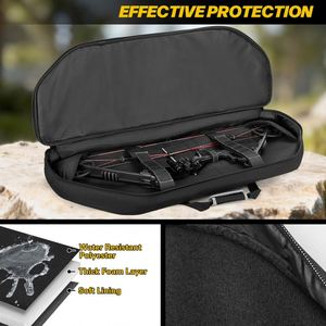 Sac de rangement pour arc et flèches de chasse, de haute qualité, personnalisable, durable, lavable, avec poche à sangle de sac à dos et rembourrage, pour la chasse - Product Image 2