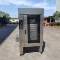 Four à convection industriel à gaz et électrique, 10 plateaux, pour boulangerie, idéal pour divers produits de boulangerie, vente chaude
