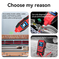 NOYAFA NF-8301 Détecteur de circuits souterrains et muraux professionnel avec multimètre numérique, localisateur de câbles et détecteur de défauts