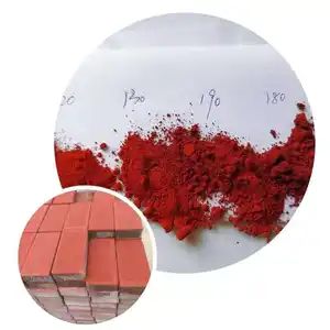 산화 철 빨간색 110 120 130 180 190 안료 바닥 색상 벽돌 안료 건물 페인트 추가 멀티 컬러 바닥 재료