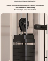 Machine de gymnastique Smith en acier complète pour une utilisation en intérieur Station multifonction poitrine dos bras entraînement musculation exercice