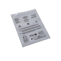 Sacs d'emballage en plastique PE imperméables à fermeture éclair, personnalisés, épais et mats, pour vêtements, t-shirts et chaussures