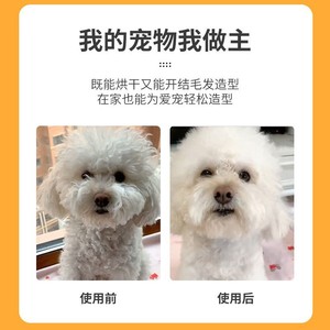 [Soldes] Brosse électrique à air chaud pour chiens et chats, sèche-cheveux 2-en-1 pour toilettage et nettoyage des animaux de compagnie. - Product Image 5