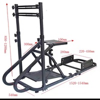 Nuevo soporte de palanca de cambios de conducción Virtual, soporte de dirección de juego ajustable, soporte de rueda de carreras, simulador de carreras de coches