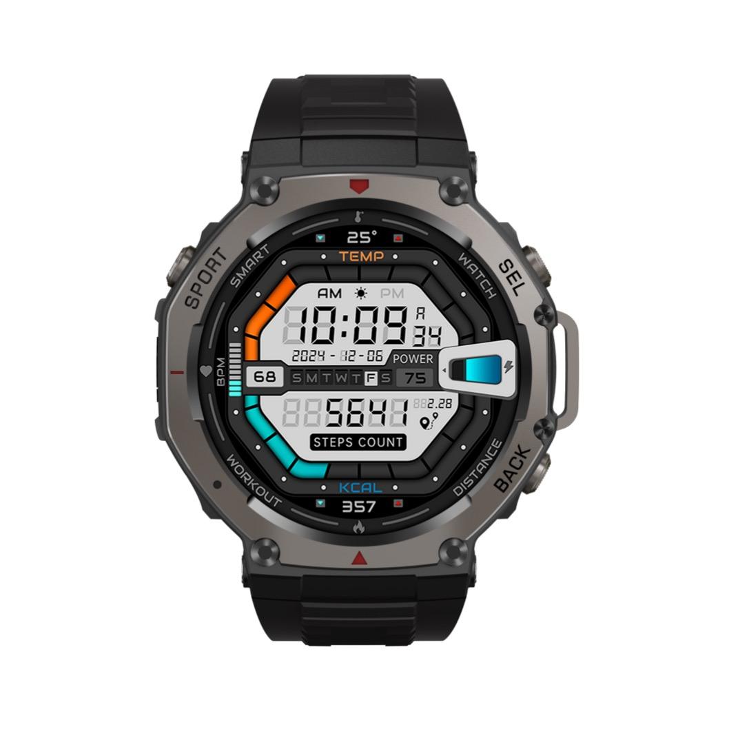 Montre noire + silicium noir