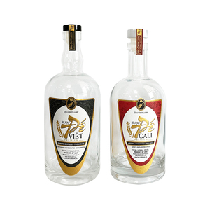 Tùy Chỉnh Dính Whiskey Nhãn Dán Dập Nóng Vàng Và Bạc Rượu Vang Nhãn Bao Bì Với Logo - Product Image 5