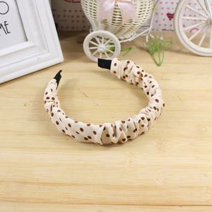 Diadema de Tela Plisada con Patrón Geométrico, Accesorio para el Cabello de Uso Diario, Origen Yiwu, Hecho a Mano - Product Image 4