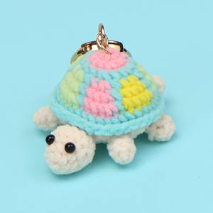 Amigurumi Oyuncak filato all'uncinetto bambola animali marini Mini tartaruga peluche <span class=keywords><strong>portachiavi</strong></span> lavorato <span class=keywords><strong>a</strong></span> <span class=keywords><strong>maglia</strong></span> tartarughe Marine souvenir - Product Image 5
